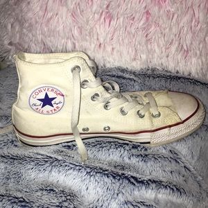 white high top converse